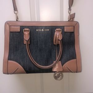 Michael Kors denim bag.